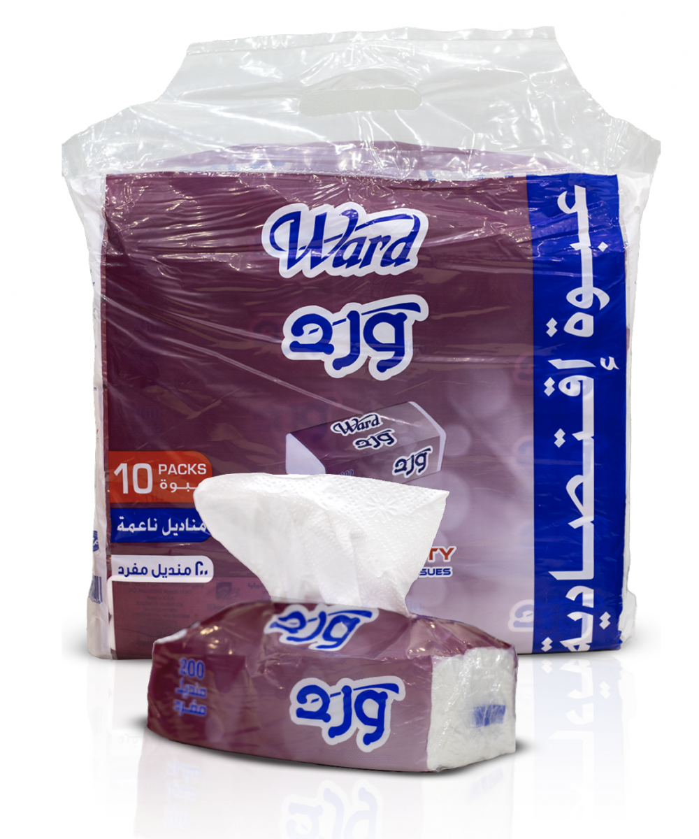 شنطة مناديل ورد 10 حبات